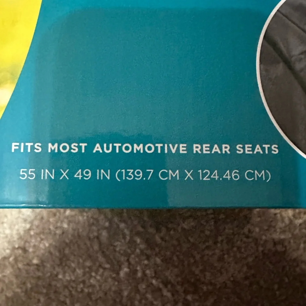 Paws First dog car seat hammock 55” x 49” new